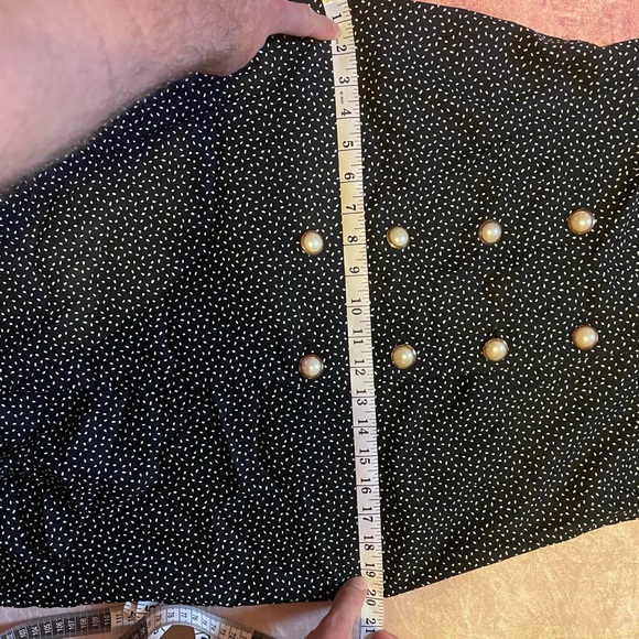 Vintage Lady Carol Polka Dot Dress 80s Secretary style - Picture 7 of 8